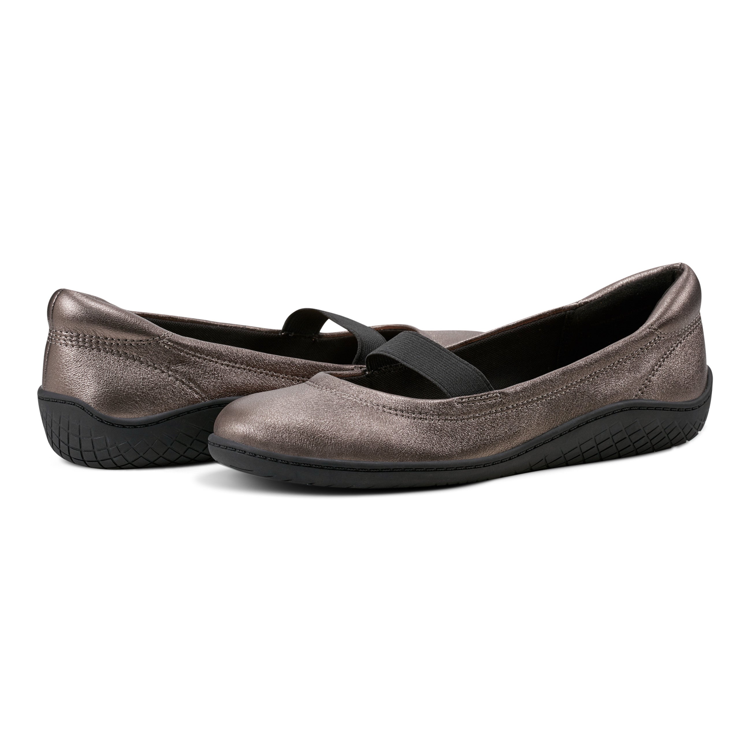 Golden Mary Jane Casual Ballet Flats